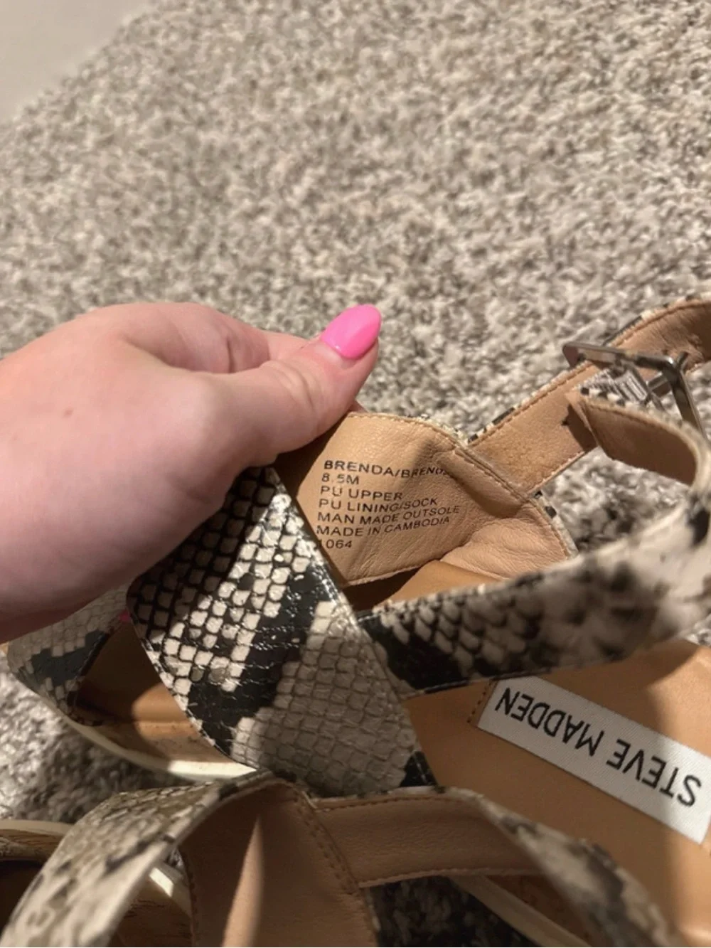 Steve Madden chunky platform